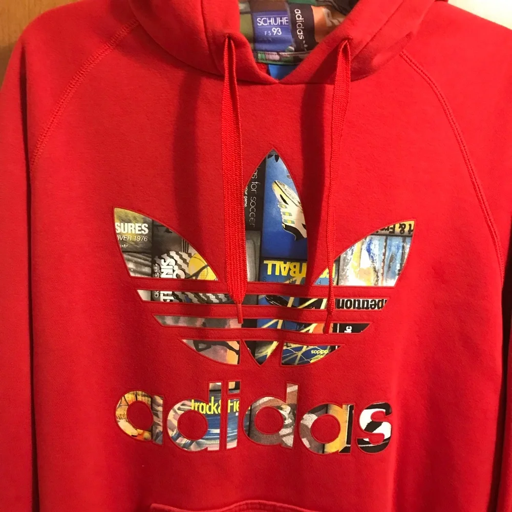 adidas red trefoil